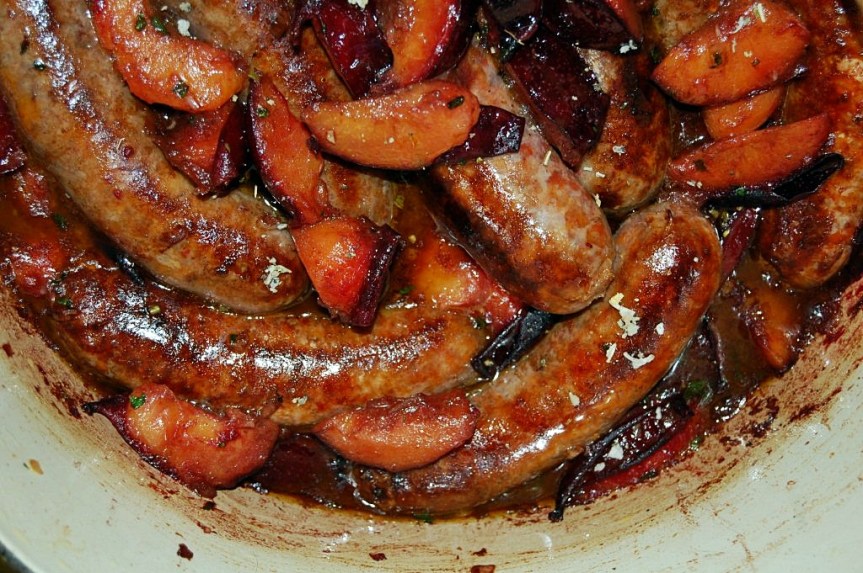 Sausage and Plums VI